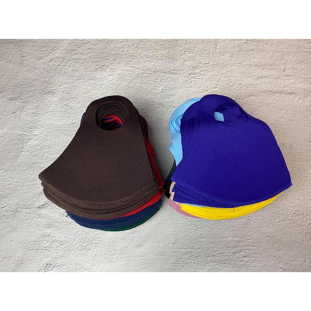 Set 5 Khẩu trang Su (Thun Poly 2 da) cao cấp theo màu | BigBuy360 - bigbuy360.vn