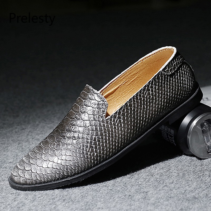 Fashionable Leather Lazy Shoes For Men
