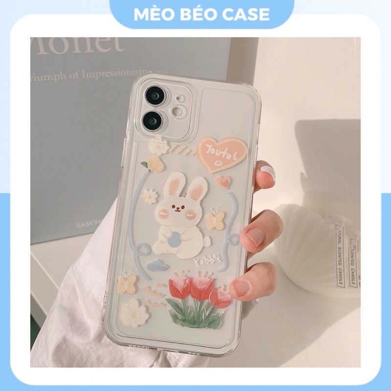 (SIÊU RẺ) Ốp lưng Iphone thỏ rabbit trong 6/6plus/6s/6splus/7/7plus/8/8plus/x/xr/xs/11/12/13/pro/max/plus/promax