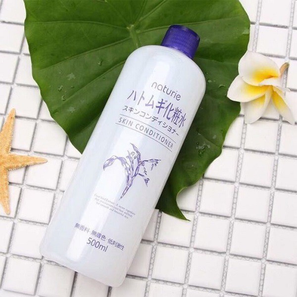 Nước hoa hồng Ý Dĩ Hatomugi Naturie Skin Conditioner 500ml