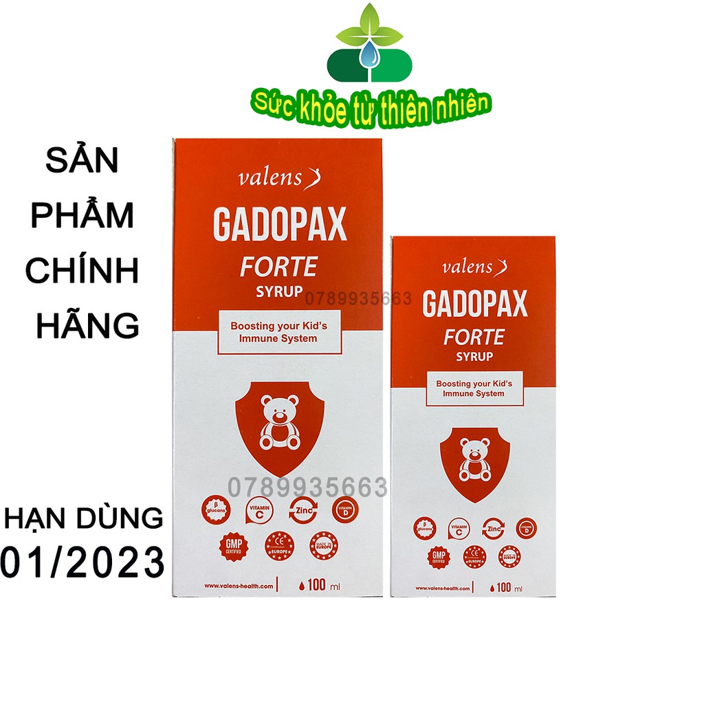 Gadopax Forte Cho Bé Tăng Cường Miễn Dịch,Sức Đề Kháng Tự Nhiên Giúp Giảm Ốm Vặt,Mắc Bệnh Do Vi Khuẩn