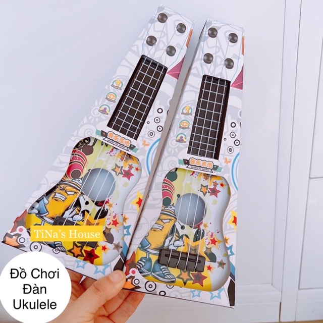 Đồ Chơi Đàn Ghitar Mini Đàn Đồ Chơi Âm Nhạc Ukulele Thiết Kế Dễ Cưng Cho Bé…