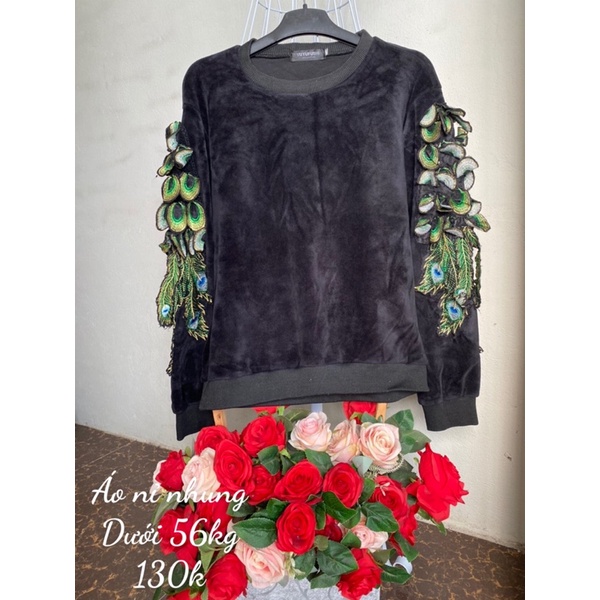 Áo nỉ nhung Sweater- hoodie