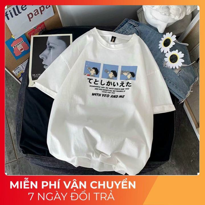 [XẢ KHO] Áo Thun Hình 💘 Ngộ Nghĩnh 💘 Đáng Yêu -  Áo Thun Tay Lỡ Form Rộng Unisex Cho Cả Nam Và Nữ | BigBuy360 - bigbuy360.vn