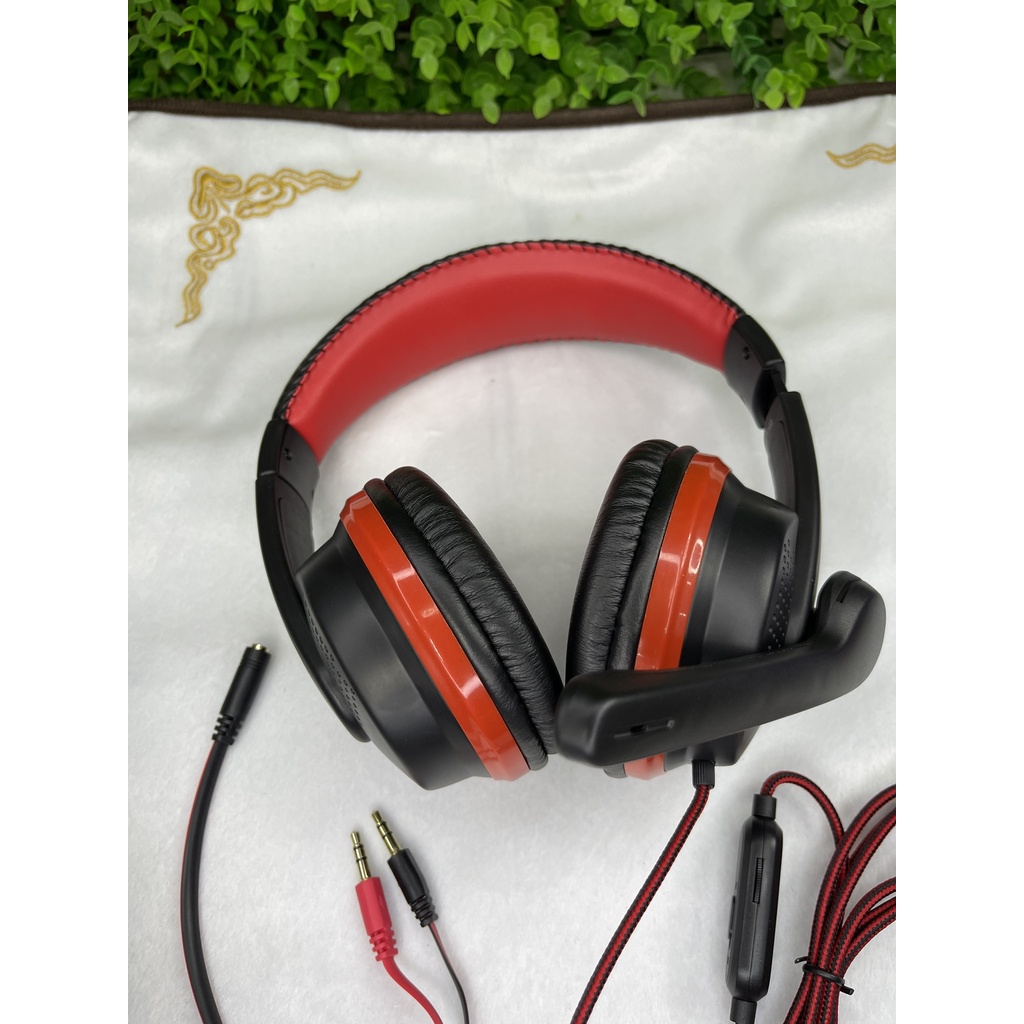 Tai Nghe Chụp Tai Gaming HOCO W103 Tai Phone Chơi Mọi Loại Game Có Micro Tăng Giảm Âm Lượng, Thiết Kế Cứng Cáp