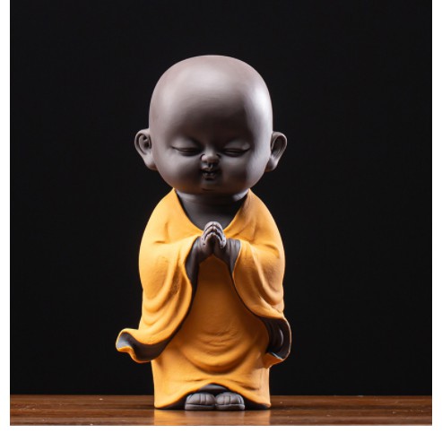 Tượng nhà sư bái phật- Tượng phật an nhiên- tượng chú tiểu bái phật đẹp nhất