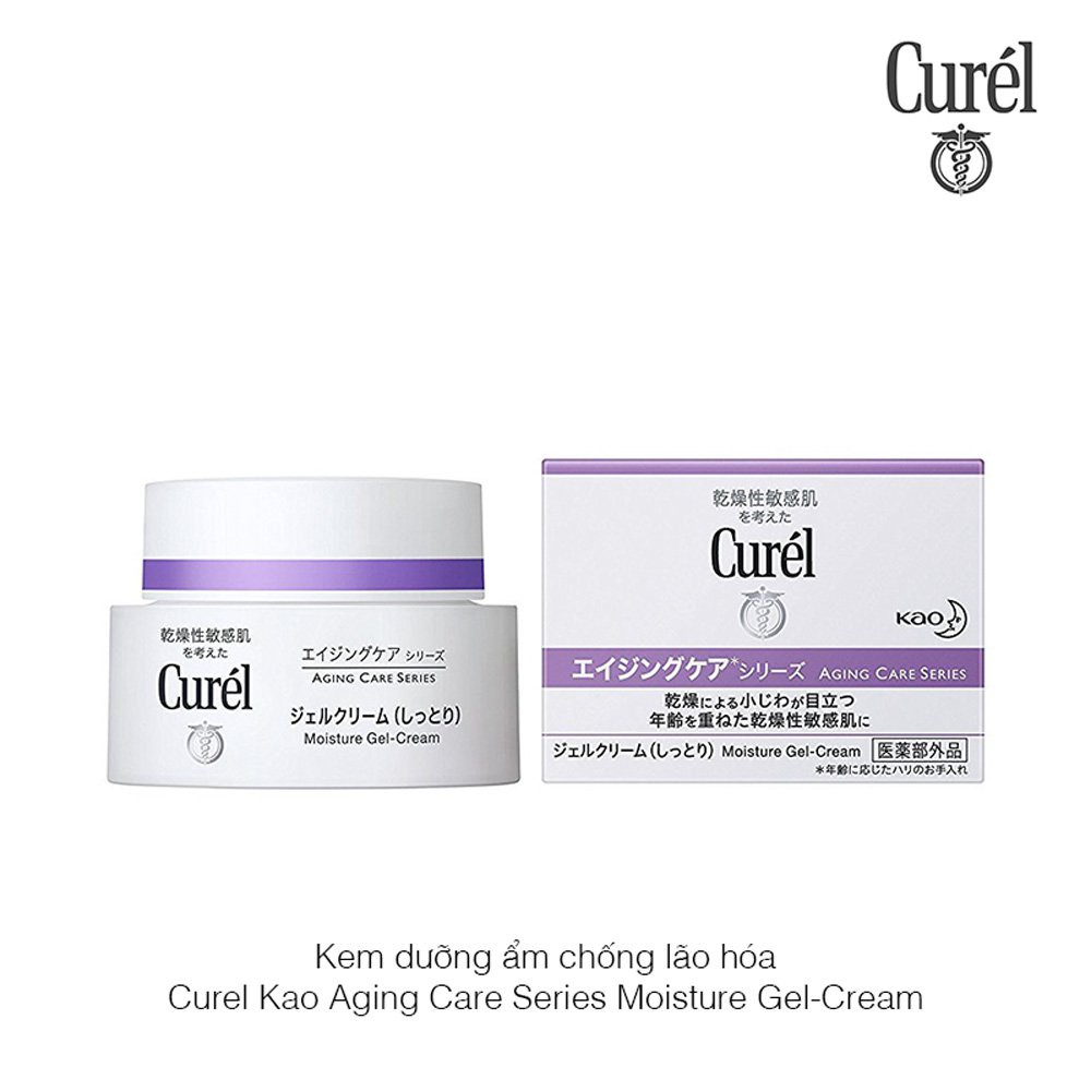 KEM DƯỠNG ẨM, CHỐNG LÃO HÓA CUREL AGING CARE SERIES MOISTURE GEL-CREAM