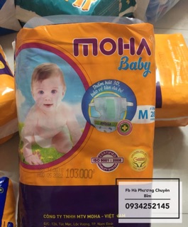 Tã dán Moha M28 L24 Xl20 miếng