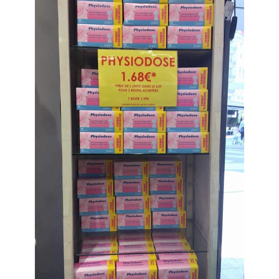 Nước Muối Sinh Lý Phisiodose - Pháp ( Hộp 40 Ống )