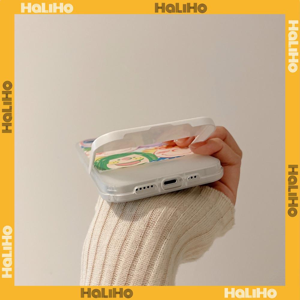 iPhone Case with Invisible Folding Stand Silicone Soft Case Airbag Shockproof Protection Camera Cartoon Cute Compatible For iPhone 11 Pro Max 13 Pro Max 12 Pro Max 7Plus xr XS Max