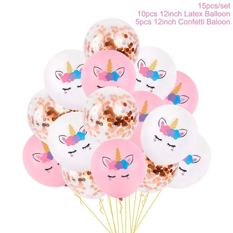 Bộ 15 bong bóng 12 inch hình kỳ lân