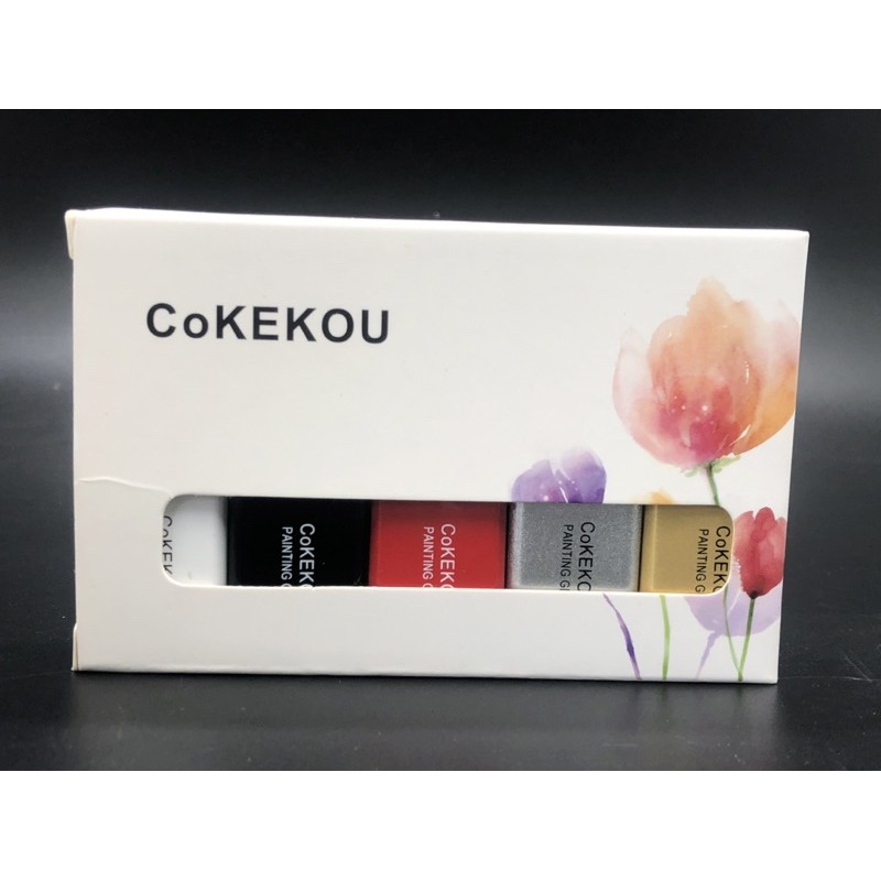 cọ nét gel cokekou set 5 màu