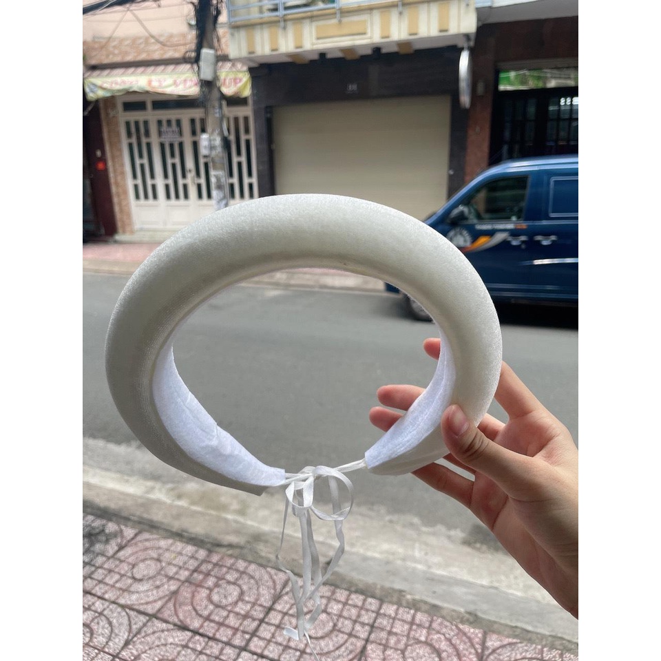 Mấn nhung trơn đơn giản chụp cổ phục, áo dài thợ thủ công TP HCM Giangpkc 2022