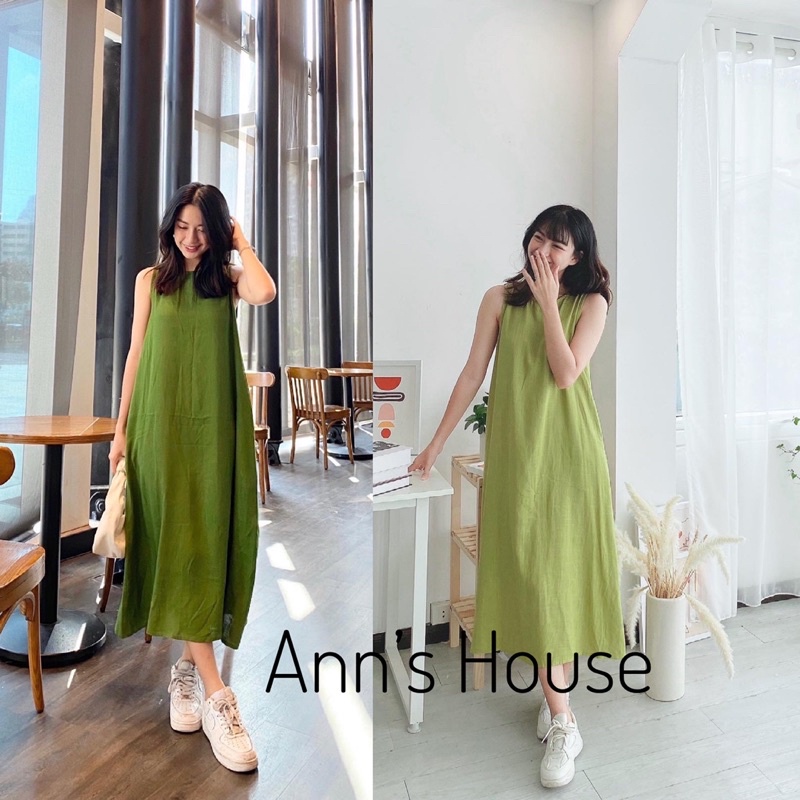 váy sát nách linen | BigBuy360 - bigbuy360.vn