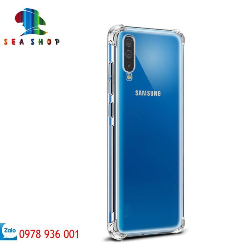 Ốp lưng Samsung Galaxy A10, A10S, A20, A30, A50, A70, A80, A30S, A50S, M10, M20, M30... nhựa dẻo chống sốc- Trong suốt