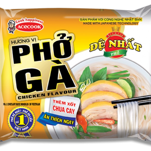 Phở gà/bò Đệ Nhất Acecook 65g