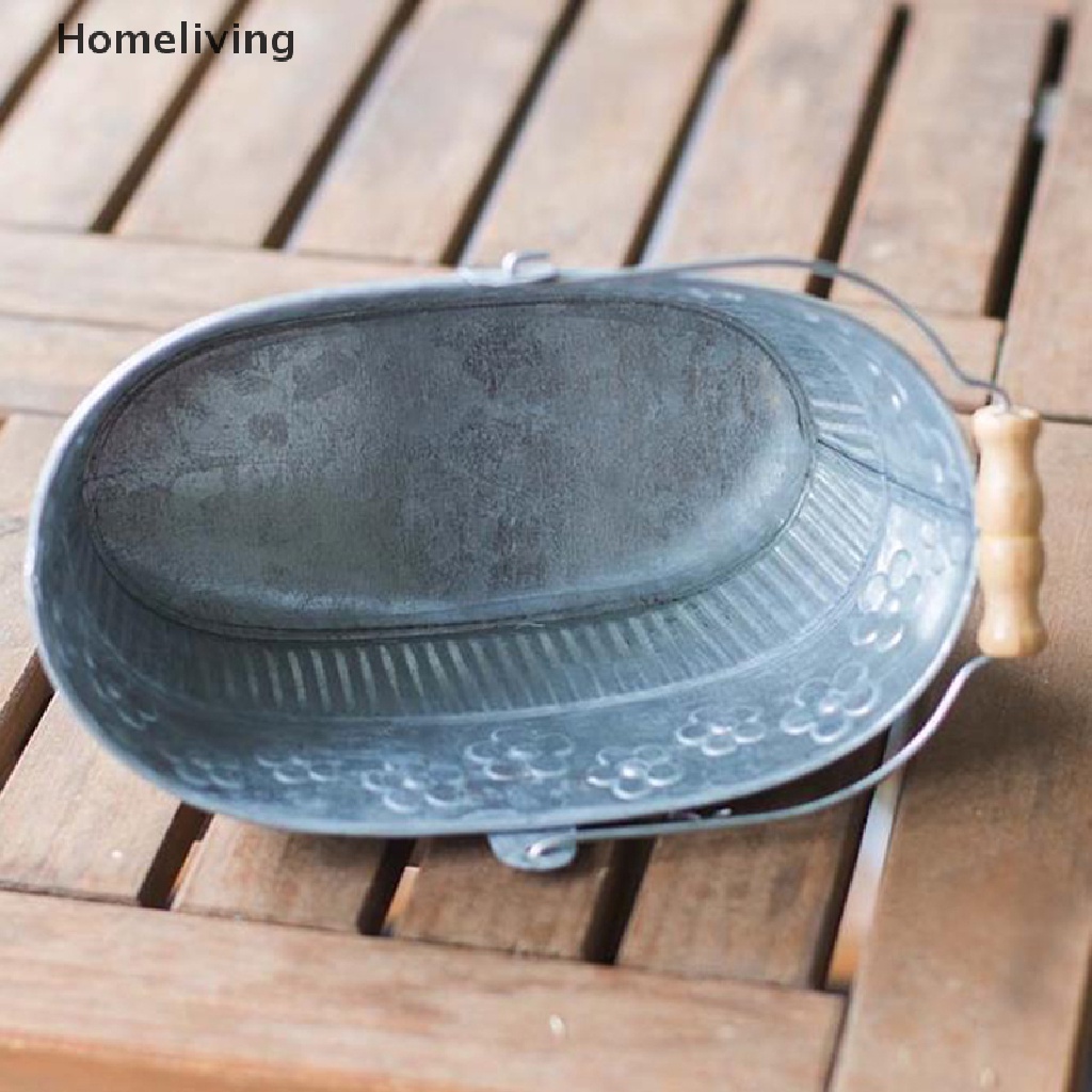 Chậu Hoa Bằng Sắt Để Bàn Phong Cách Vintage