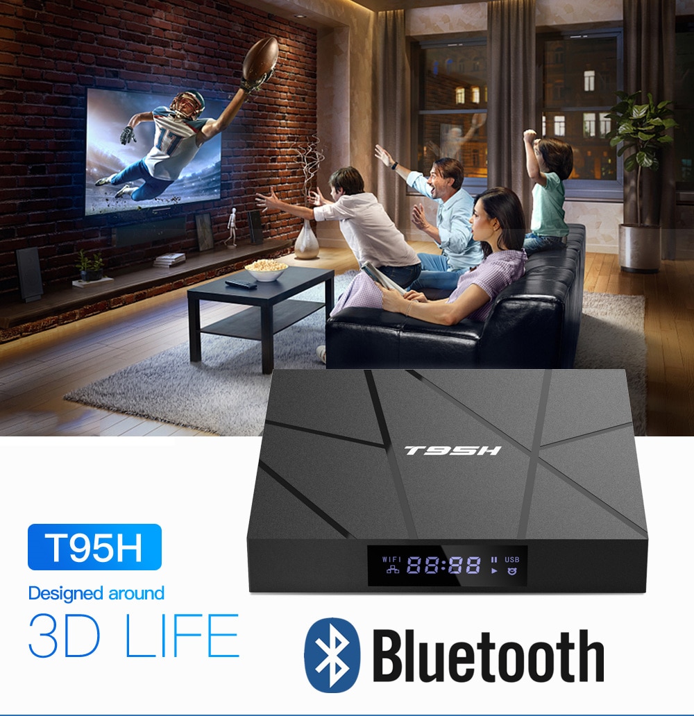 Tv Box 2021 T95H H616 Android 10.0 6k Youtbe 4gb Media Player 32gb H616 Tv Box
