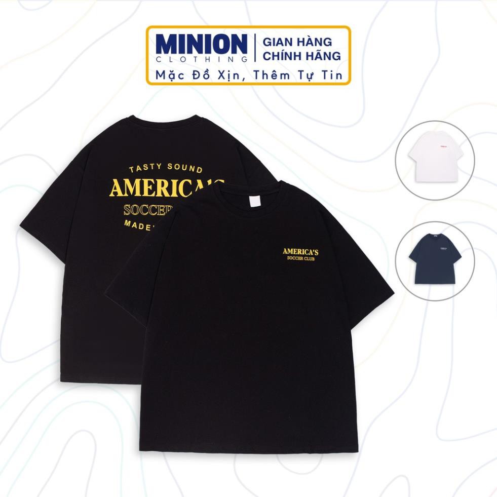 Áo phông tay lỡ Minion Clothing form rộng, dáng Unisex phong cách Ulzzang Streetwear A3008 ་