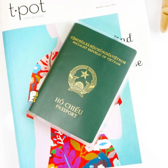 Bao Bọc Hộ Chiếu - Passport Dẻo Trong Suốt