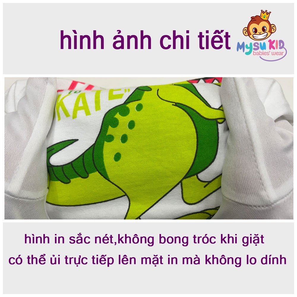 Đồ bộ dài tay cotton 100% bé trai,bé gái màu trắng từ 8kg đến 49kg