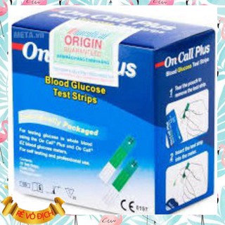 Que thử đường huyết acon on-call plus hộp 25 test