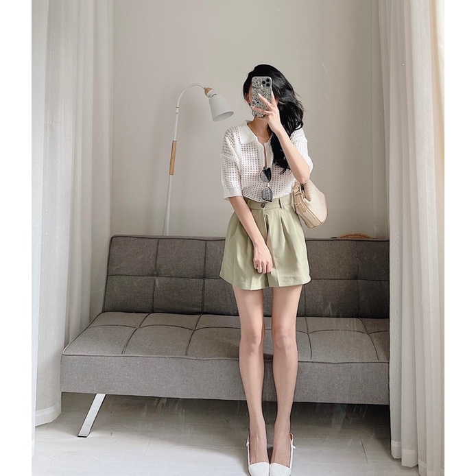 Áo polo len lỗ Samhyewear