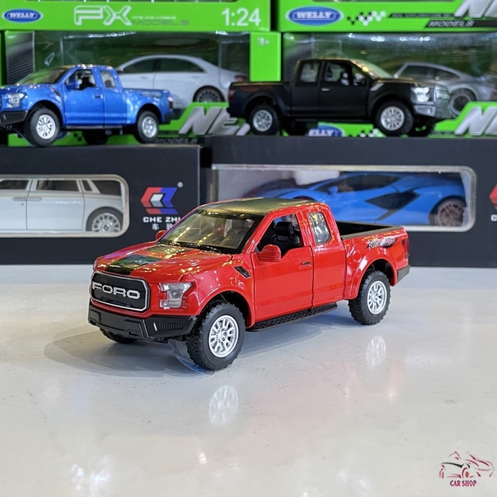 Mô hình xe bán tải Ford Ranger F150 tỉ lệ 1:32 màu đỏ