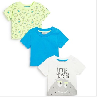 Set 3 áo thun ngắn tay bé trai - primark