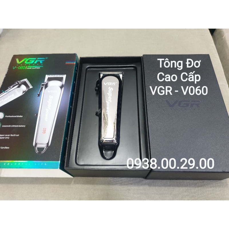 Tông Đơ Cắt Tóc Cao Cấp VGR V-060, Tông Đơ Cắt Tóc Chuyên Nghiêp Nhập Khẩu Chính Hãng.(Ảnh thật)