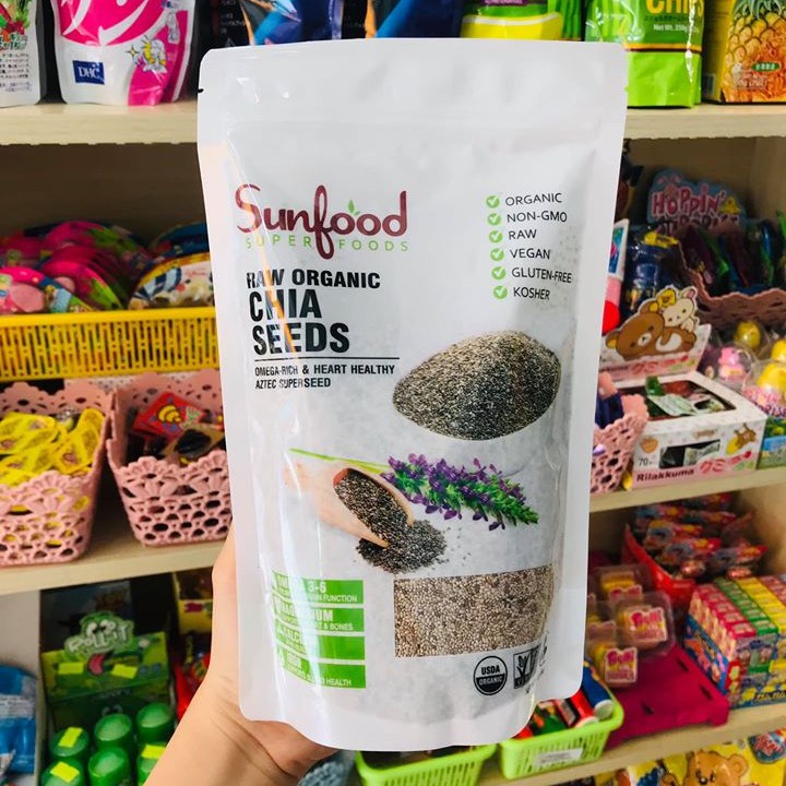 Hạt Chia Seed Trắng Sunfood