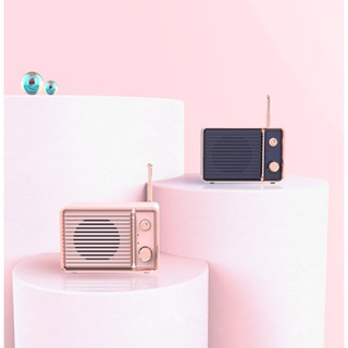 🔥Loa Bluetooth DW01 không dây retro TV nhỏ di động điện thoại di động nhỏ di động âm thanh nổi nhỏ