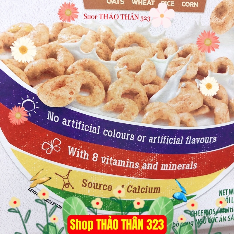 Date T02/2023- Bánh Ngũ Cốc Ăn Sáng Nestle Cheerios Multigrain 300g