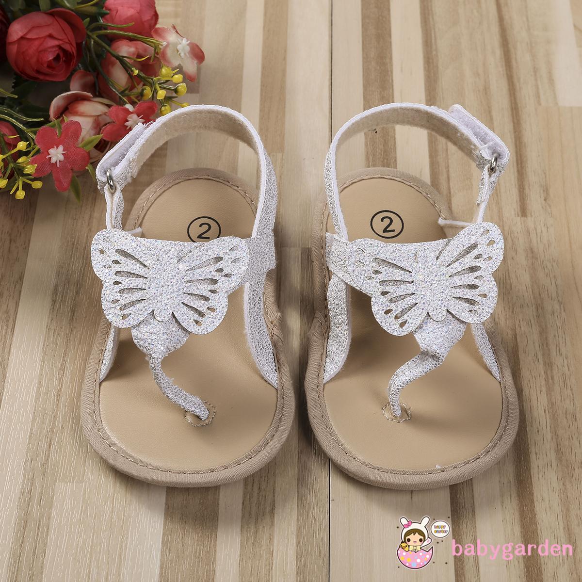 Giày Sandal Xỏ Ngón Họa Tiết Bướm Xinh Ngộ Nghĩnh Cho Bé Gái