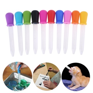 Wrc 10 Chiếc Cho Bé Nhỏ Giọt Ăn Thiết Bị Trẻ Em Silicone Pipet Chất Lỏng Thực Phẩm Nhỏ Giọt Đồ Dùng Trẻ Sơ Sinh 5ml