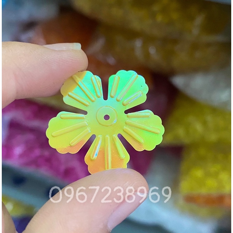 Cánh hoa kim sa 5 cánh, 50g hoa cành vàg lá ngọc, cây kim tiền Handmade