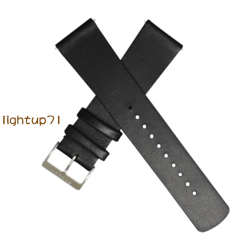SKAGEN ⌚️Dây Đeo Đồng Hồ Bằng Da Bò Mềm 20mm 12 22mm 18 14mm