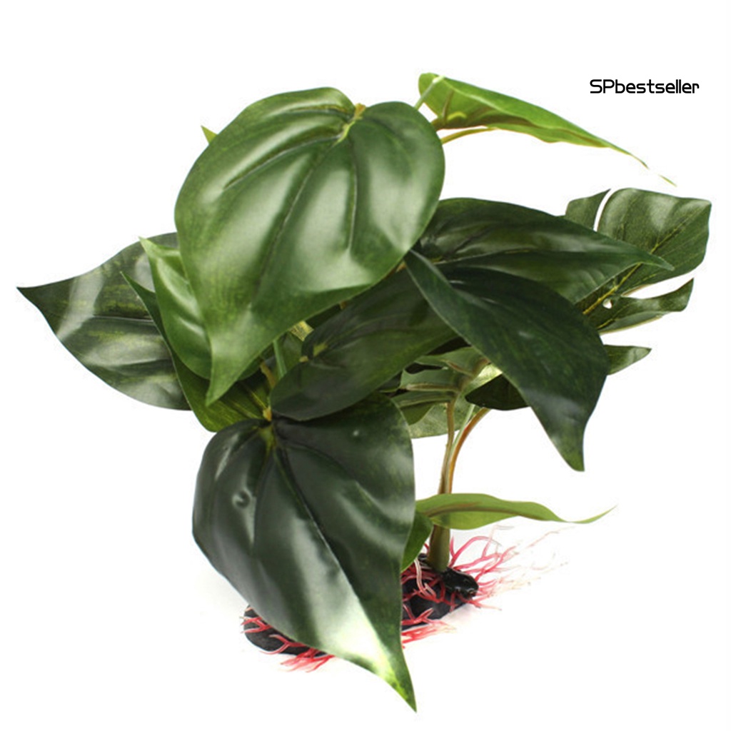 Cây giả trang trí hồ cá/ hồ nuôi động vật bò sát