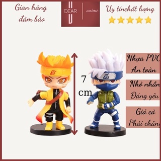 Mô hình naruto Dear Anime shop xịn giá tốt tượng anime naruto PVC cao 7cm sắc nét an toàn