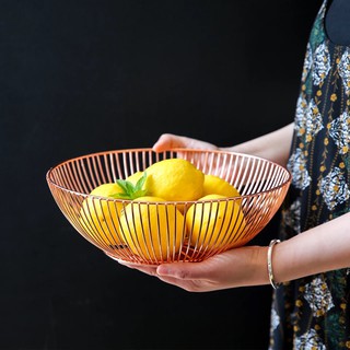Giỏ lưới đựng trái cây sọc dọc