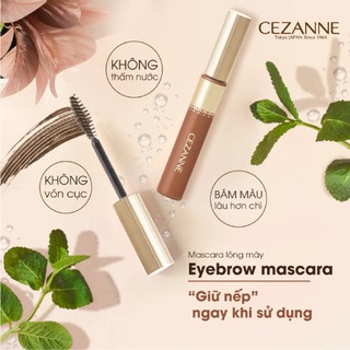 Chổi vẽ lông mày Cezanne Eyebrow Mascara Natural Brown