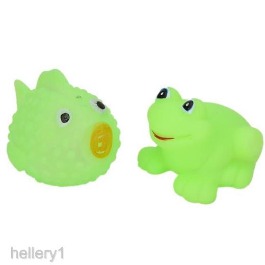 [Hellery1] Đồ Chơi Bóp Mềm Hình Động Vật Phát Ra Tiếng Kêu Cho Bé Chơi Khi Tắm (13 Món)