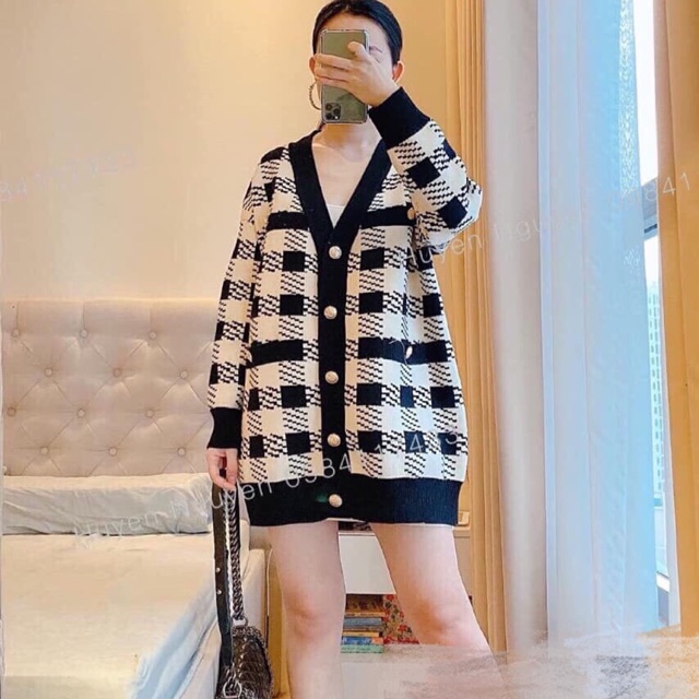 Áo len cardigan