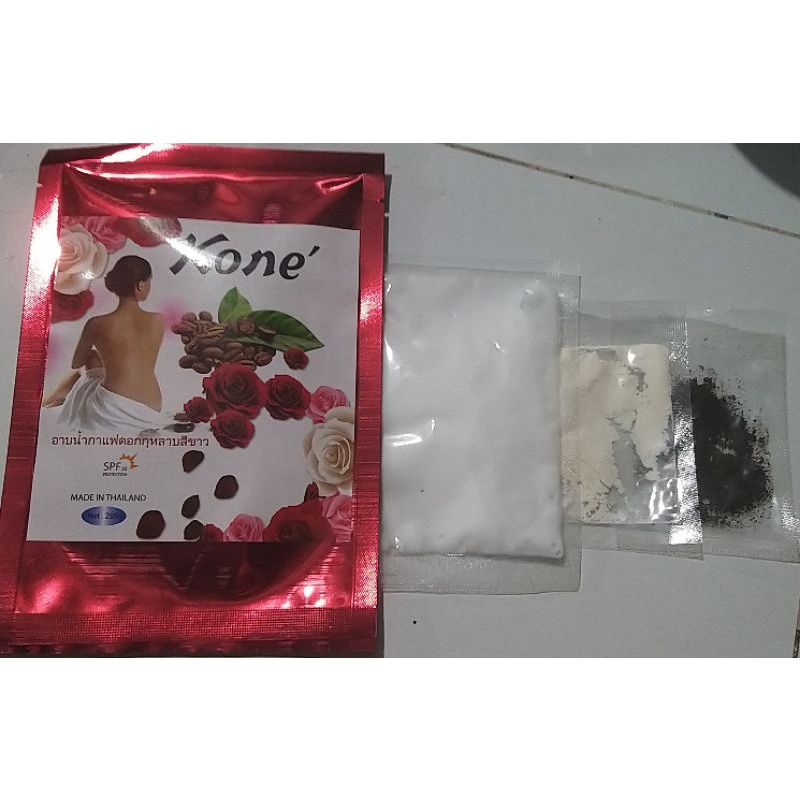 Tắm trắng Kone 250g ( cafe, hoa hồng)