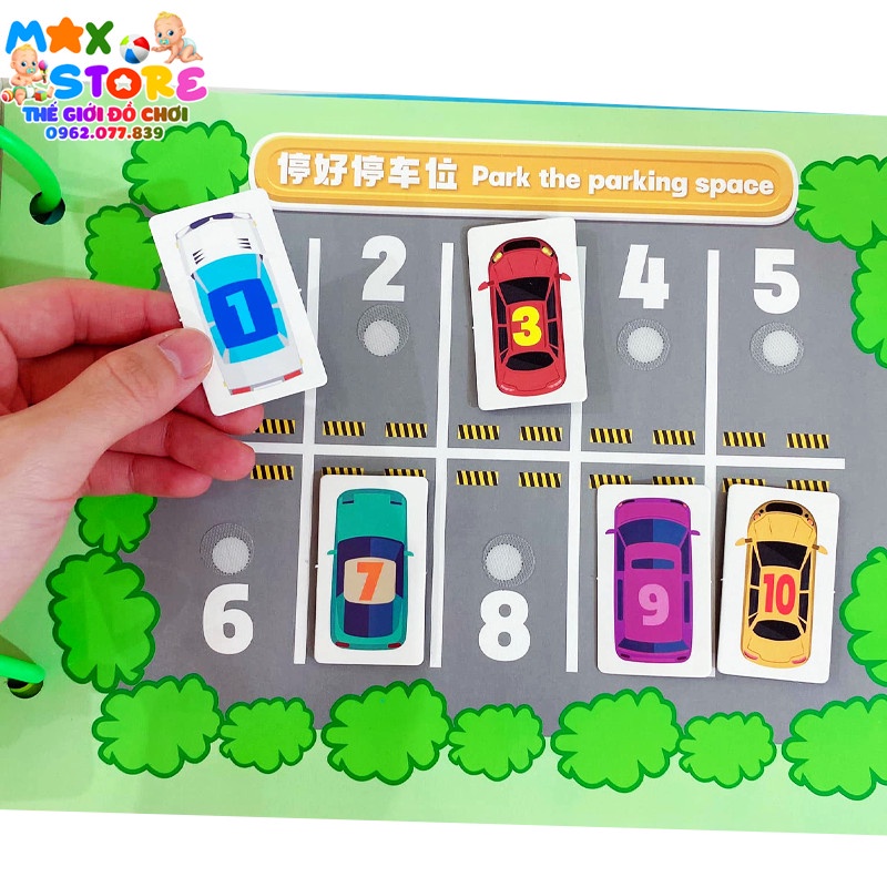 Học Liệu Toán học thông minh, Học Liệu Bóc Dán Montessori đầu đời Giáo Dục Sớm Cho Bé Từ 3 Tuổi