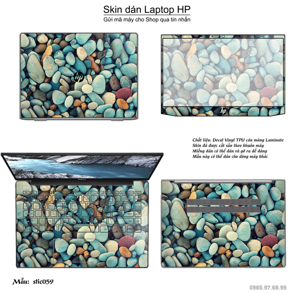 Skin dán Laptop HP in hình Hoa văn sticker _nhiều mẫu 10 (inbox mã máy cho Shop)