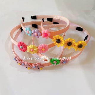 Bờm cài tóc cho bé gái có đính hoa quả siêu xinh
