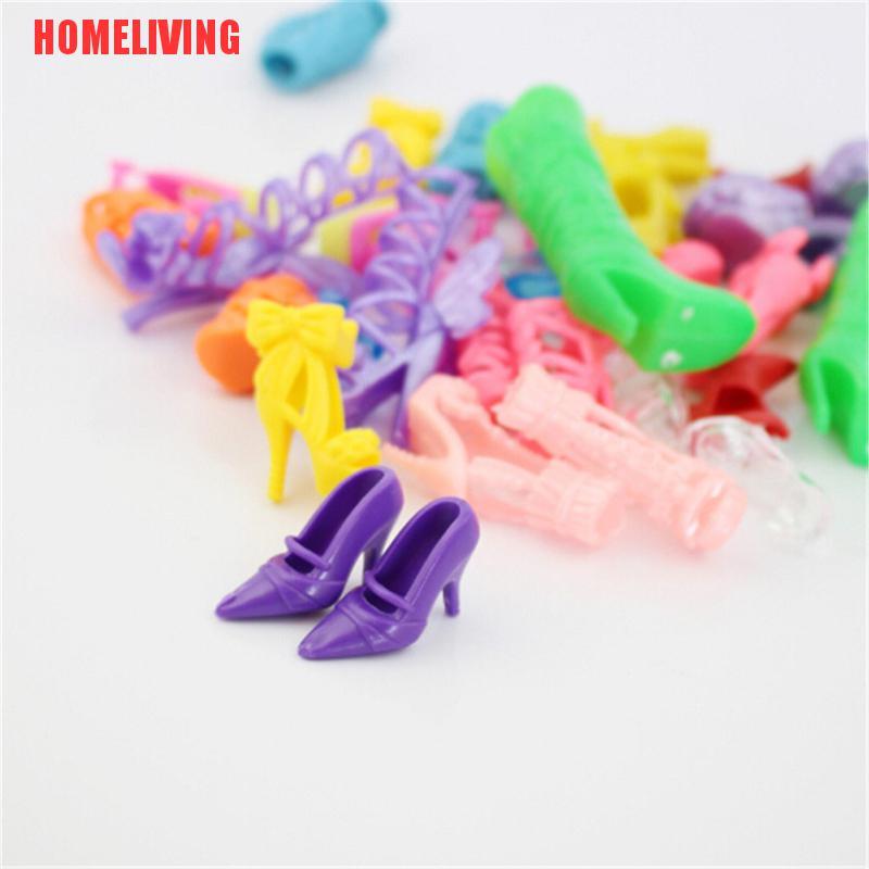 [HOMELIVING] Set 10 Đôi Giày Cao Gót Cho Búp Bê