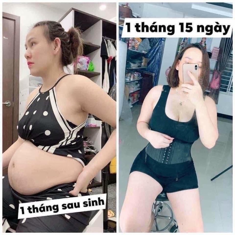 Đai Latex 25 xương siêu nhỏ vòng eo con kiến