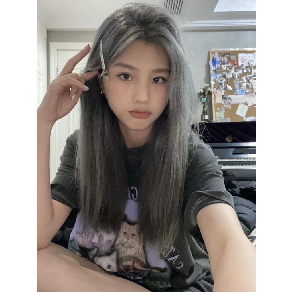 Áo Thun Tay Ngắn Cổ Tròn Form Rộng In Họa Tiết Hoạt Hình Phong Cách retro Mỹ